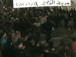 فري برس   حمص مسائية القصير هيدي هيدي هيدي بشار خرب بلادي 11 1 2012