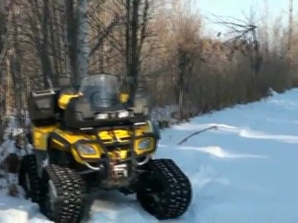 Randonnée en chenille a lavaltrie et st sulpice 20 janvier 2012