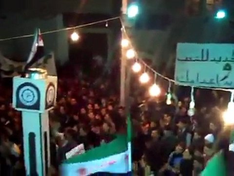 فري برس ريف دمشق عربين مسائية رائعة جدا 11 1 2012