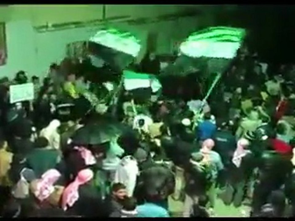 فري برس   حماه   الحميدية مظاهرة مسائية حاشدة 11 1 2012 ج1