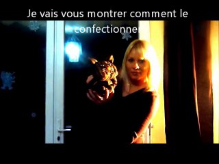 Confection d'un chat en tissu