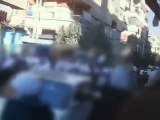 فري برس   ريف دمشق حرستا   مظاهرة الحرائر بعد انتهاء الدوام المدرسي 11 1 2012
