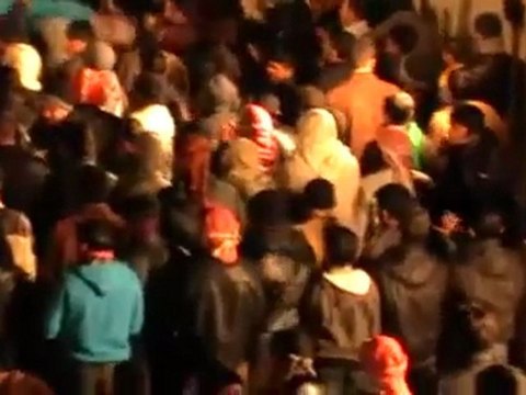 فري برس تل رفعت مظاهرة مسائية في خميس شهيد جيل جاكييه 12 1 2012 ج1