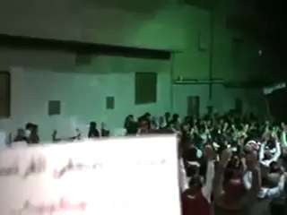 فري برس   حماة الحميدية شعا رخاص بأهالي حي الحميدي 12 1 2012