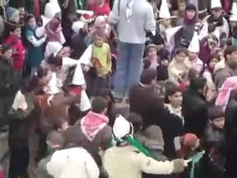 فري برس تل رفعت مظاهرة حاشدة في جمعة دعم الجيش الحر 13 1 2012 ج4