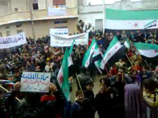 ابطال اللطامنة :جمعة دعم الجيش الحر 13/01/2012