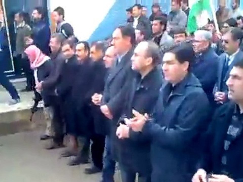 فري برس   أحرار الدرباسية في جمعة دعم الجيش الحر 13 1 2012 ج1