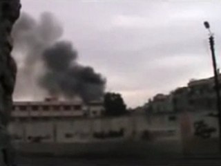فري برس   حمص   قصف على المنازل في حي وادي السايح 13 1 2012