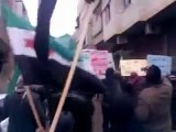 فري برس   ريف دمشق عربين صباحية جمعة دعم الجيش الحر 13 1 2012