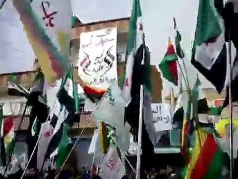 فري برس ثوار القامشلي جمعة دعم الجيش الحر 13 1 2012 ج3