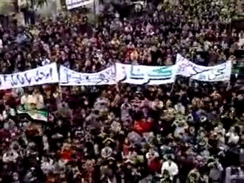 فري برس حماة كرناز جمعة دعم الجيش السوري الحر مظاهرة 13 1 2012