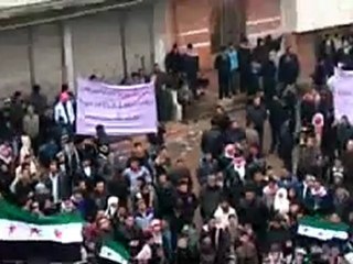 فري برس   كناكر   جمعة دعم الجيش السوري الحر   13 1 2012