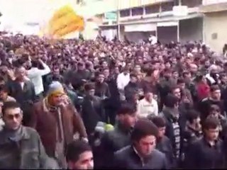 فري برس   ادلب جرجناز جمعة دعم الجيش الحر13 1 2012