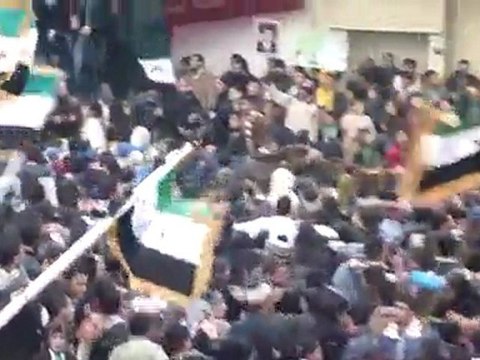 فري برس حمص الحولة جمعة دعم الجيش الحر 13 1 2012