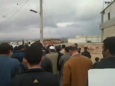 فري برس حلب كفرنوران جمعة دعم الجيش الحر 13 1 2012 ج3