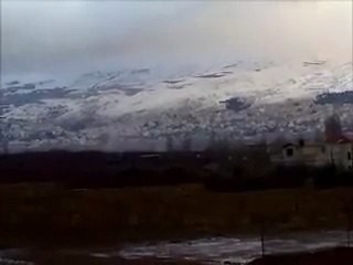 فري برس   قصف سهل الزبداني بريف دمشق 13 1 2012