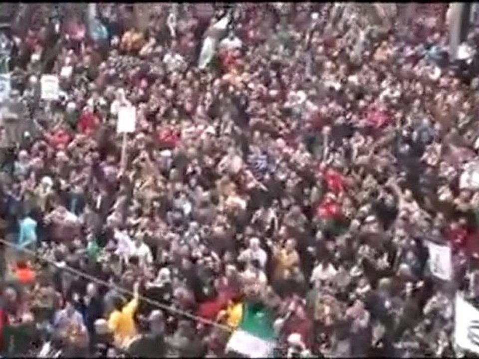 فري برس   مدينة ادلب   جمعة دعم الجيش الحر 13 1 2012
