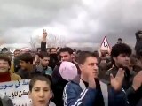 فري برس   إدلب كفرنبل المحتلة مظاهرة في البراري دعم الجيش الحر 13 1 2012