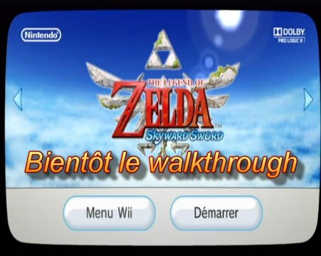 Bande annonce de The Legend of Zelda Skyward Sword Playthrough