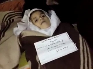 فري برس   جدة الطفلة الشهيدة نغم خطاب تنعيها بحرقة و تطلب القصاص من القاتل بشار مدينة ضمير 14 1 2012