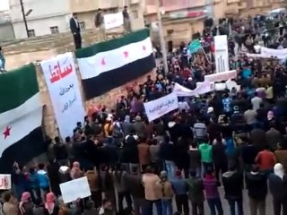 Télécharger la video: فري برس   حلب الاتارب جمعة دعم الجيش الحر 13 1 2012 ج2