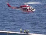 Isola del Giglio - Costa Concordia - VVF elicottero