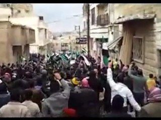 فري برس   حماة جمعة دعم الجيش الحر الصابونية والعليليات13 01 2012