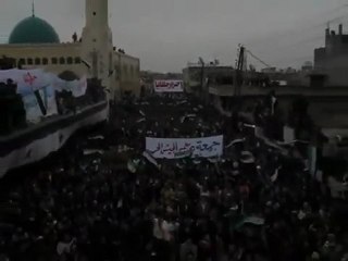 فري برس   حماه   حلفايا   جمعة دعم الجيش الحر 13 1 2012ج2