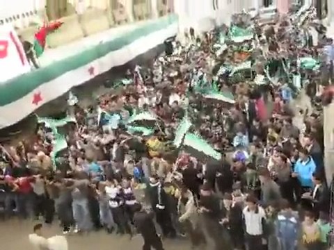 فري برس حماه حلفايا مظاهرة نهارية رائعة 13 1 2012
