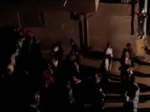 فري برس حماه جنوب الملعب مظاهرة مسائية 14 01 2012