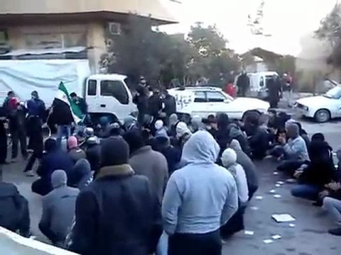 فري برس دمشق جوبر جمعة دعم الجيش الحر 13 1 2012 ج1
