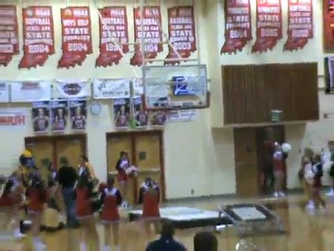 Boomer Breaks the Backboard on a dunk!