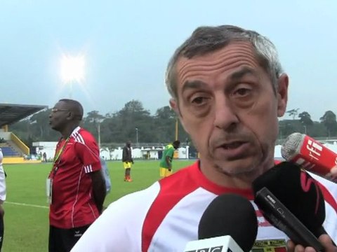 CAN-2012: l'équipe du Mali du Français Alain Giresse s'entraîne au Gabon