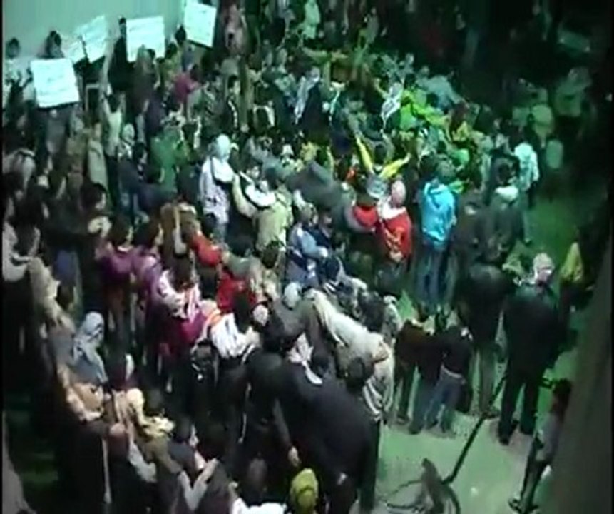 حماه - حي الحميدية - مسائية - نريد قوة ردع عربية -مجاريح...