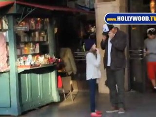 Chris Bauer Takes His Daughter to the Movies