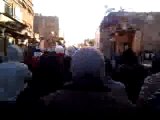 فري برس   حي الميدان الدمشقي   خرج مجموعة من الشباب بمظاهرة 13 1 2012
