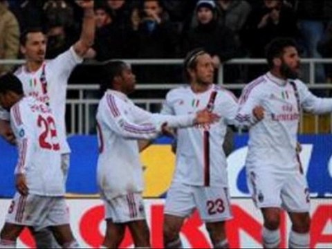 Novara 0-3 AC Milan_Ibrahimovic double, Robinho great-finish