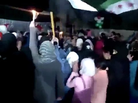 فري برس مسائية درعا المحطة رائعة أحد نصرة الزبداني ومضايا 15 1 2012