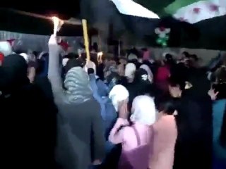 فري برس   مسائية درعا المحطة رائعة أحد نصرة الزبداني ومضايا 15 1 2012