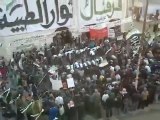 فري برس   مظاهرة رائعة في الطيبة بمشاركة أحرار الجيزة في أحد نصرة الزبداني ومضايا 15 1 2012