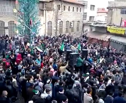 فري برس ريف دمشق الزبداني بانتظار لجنة المراقبين 15 1 2012