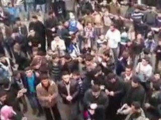 فري برس   ادلب الغدفة مظاهرة صباحية 15 1 2012