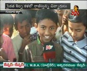 Wonderful Sand sculptures by Guntur dist Boys