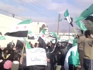 فري برس   مظاهرة في دمشق حي القدم 16 1 2012