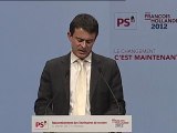 Rassemblement du Bourget : Discours de Manuel Valls