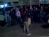 فري برس   إدلب بنش  مظاهرة مسائية تحت المطر 16 1 2012