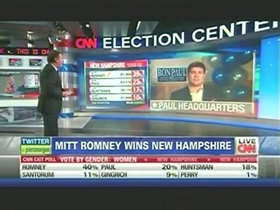 Jesse Benton interview With Piers Morgan After N.H 2nd Place Victory