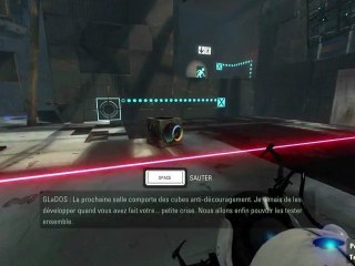 Portal 2 Speedrun ( salle escalier laser chapitre 2 : démarrage à froid )