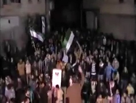 فري برس حمص تلبيسة مظاهرة مسائية رائعة ثورة ثورة سوريا 16 1 2012
