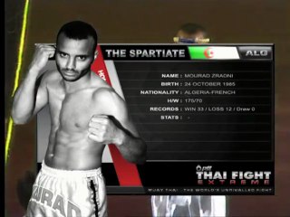 ZRADNI MOURAD (ALGERIA) VS PAK WING (CHINA) 1 thai fight 2011